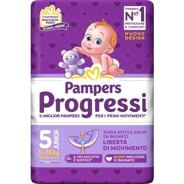 Pampers progressi junior 18 pezzi