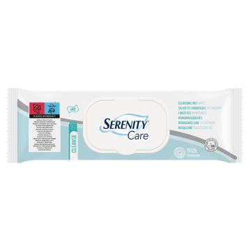 Serenity salviette detergenti 63 pezzi