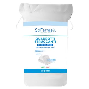 Sofarmapiu' quadrotti struccanti 50 pezzi