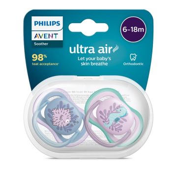 Succhietto avent ultra air 6-18m pesce palla / cavalluccio marino