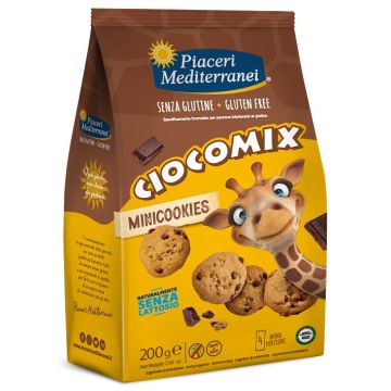Piaceri mediterranei ciocomix mini cookies 200 g