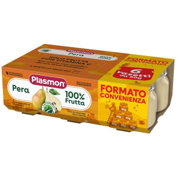 Plasmon omogeneizzato pera 6x80 g