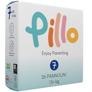 Pillo enjoy pannolini xxl 15+ kg taglia 7 26 pezzi