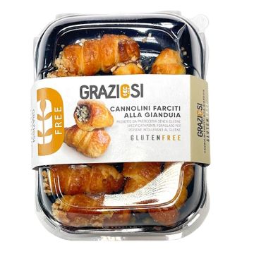 Cannolini farciti gianduja senza glutine 150 g