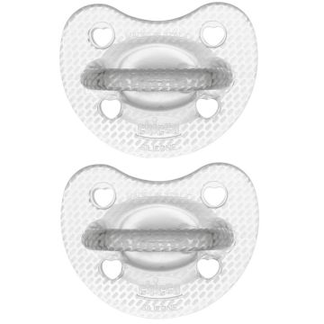 Chicco gommotto silicone crystal 2-6 mesi 2 pezzi