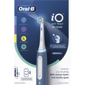 Oralb spazzolino power io4 teens blue
