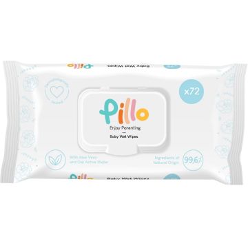 Pillo enjoy salviette igiene 72 pezzi