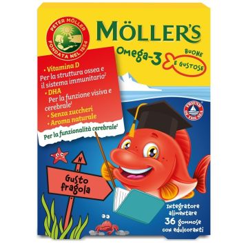 Moller's omega 3 jelly fish 36 gommose