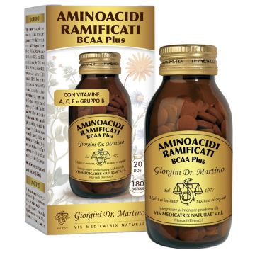 Aminoacidi ramificati bcaa plus 180 pastiglie
