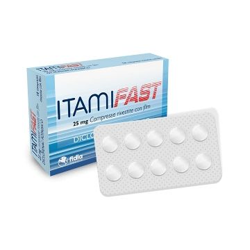 Itamifast 25 mg compresse rivestite con film