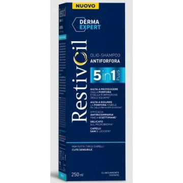 Restivoil derma expert shampoo antiforfora 5 in 1 250 ml