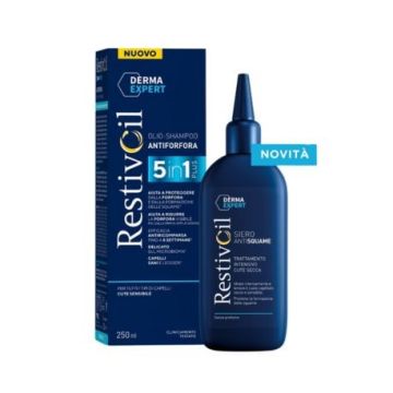 Restivoil derma expert sistema antiforfora 5 in 1 shampoo 250 ml + siero 150 ml